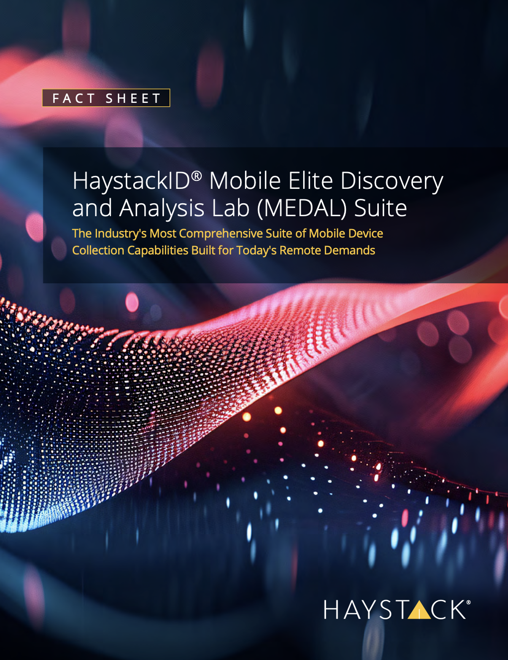 PDF Cover Image: HaystackID Mobile Elite Discovery and Analysis Lab (MEDAL) Suite