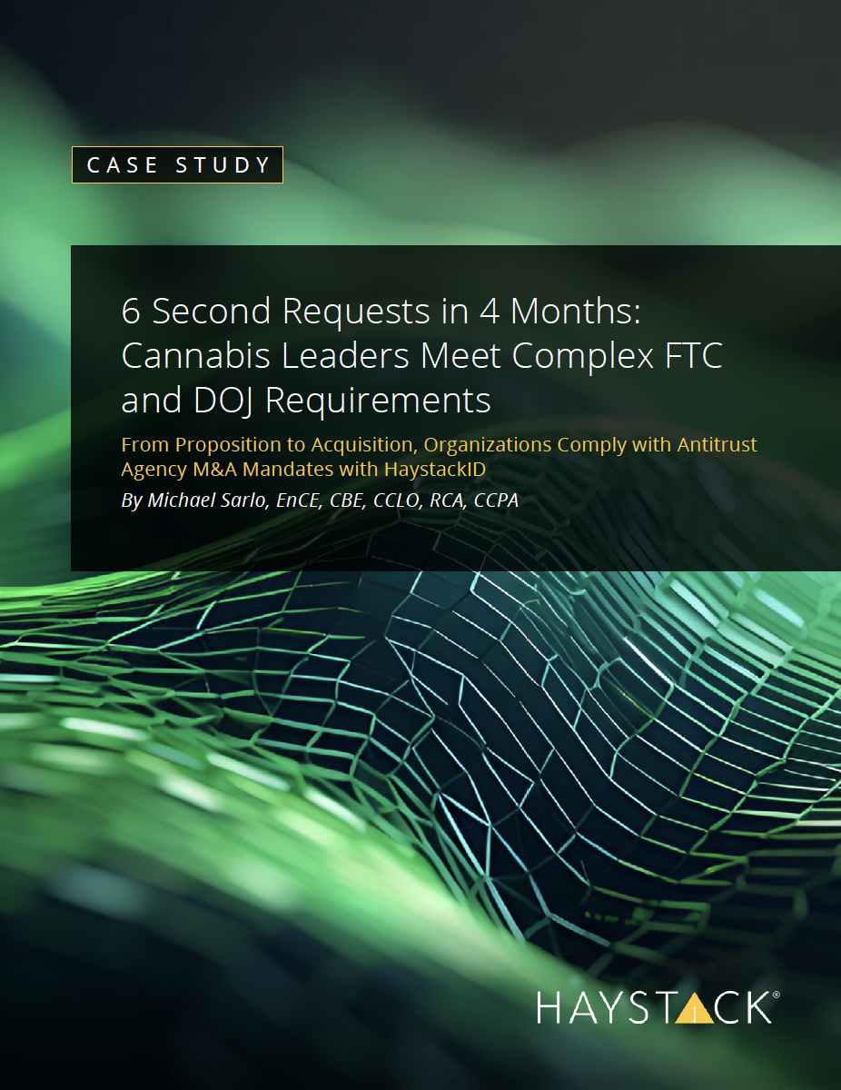 Fact Sheet Cover: Antitrust Agency Request Support: An Integrated Approach to Second Requests